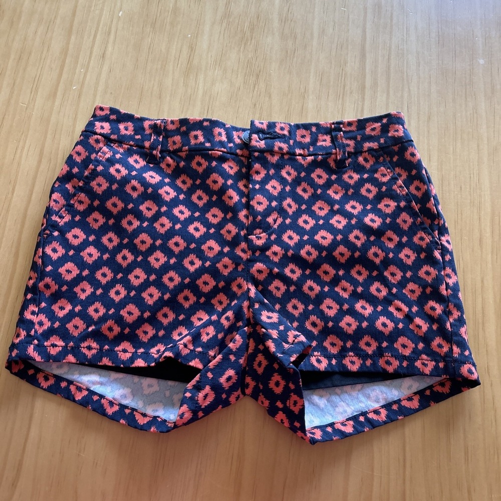 Bebop Junior Sz 1 Be You Be Free Shorts Navy Orange I09
